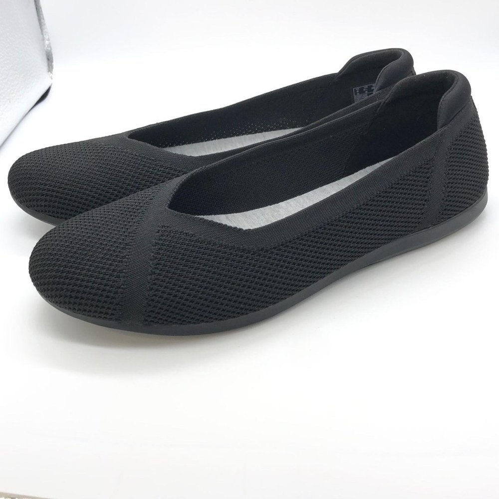 Clarks Cloudsteppers Carly Wish Black Flats